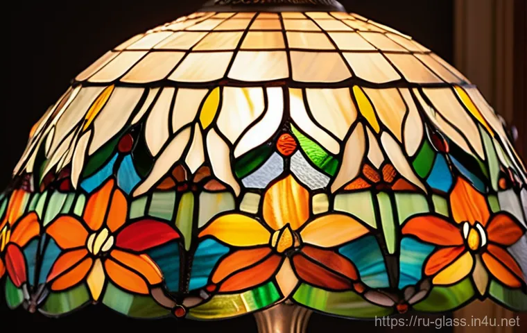 유리공예 심화 과정 교육 - A skilled artisan meticulously creating intricate glass beads using the lampwork technique. The scen...
